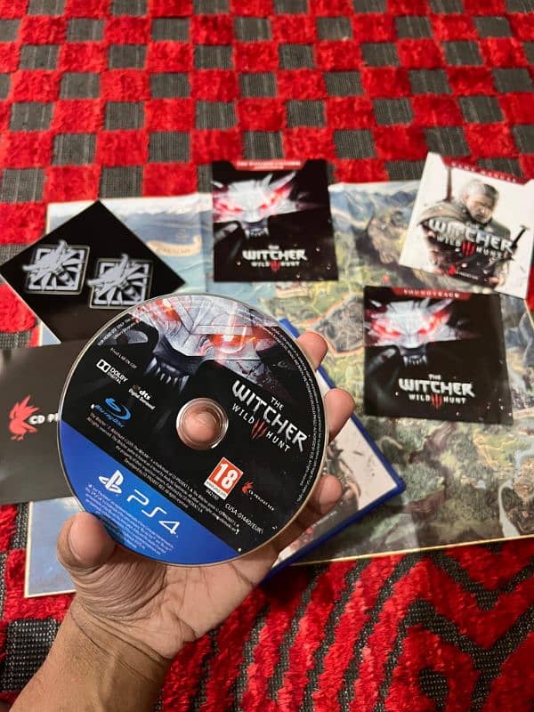 Witcher 3 Wild hunt Ps4 CD 3