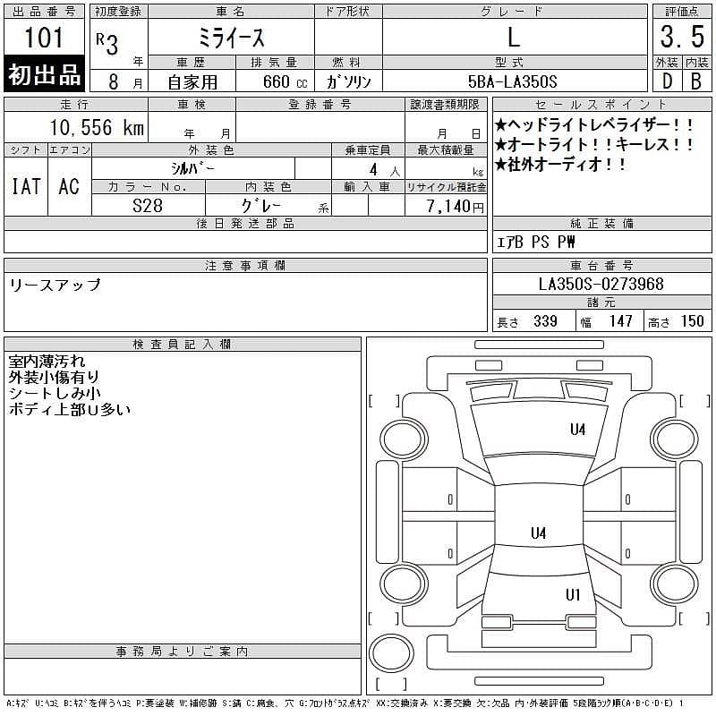 Daihatsu Mira 2021 L Package 2