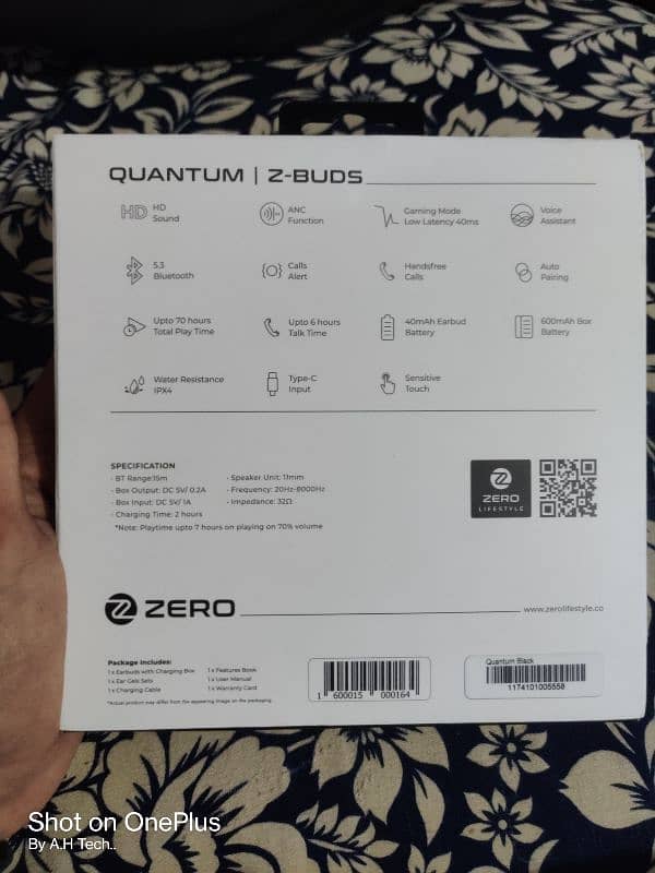 Zero Quantum zbuds just box open never use 1