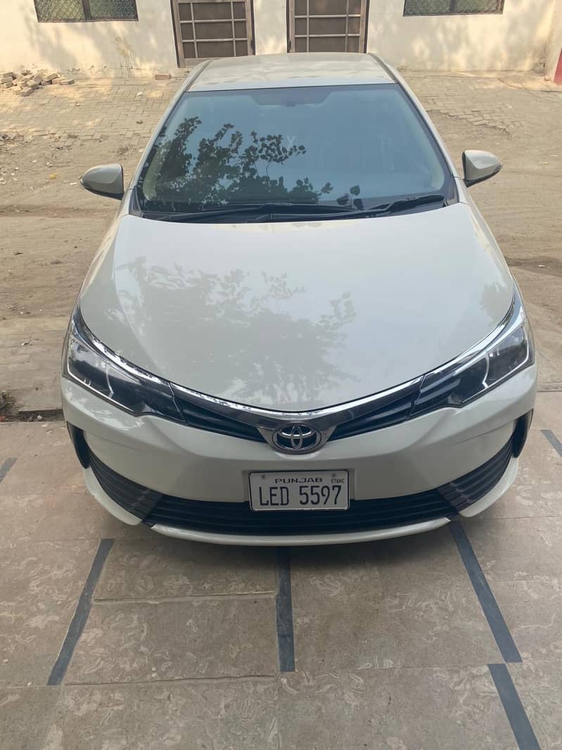 White Toyota Corolla XLI 2018 Used 0