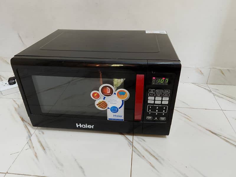 Haier microwave oven 2 in 1 grill microwave oven jumbo size 45 liter 4