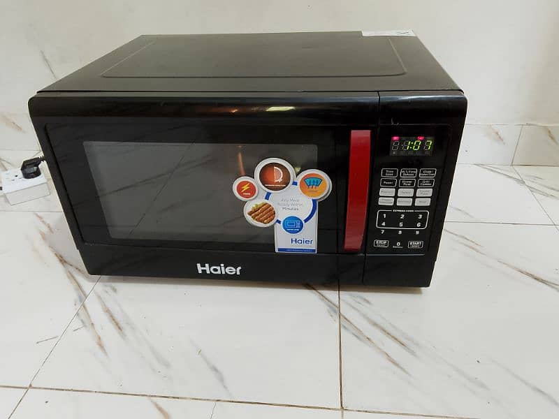 Haier microwave oven 2 in 1 grill microwave oven jumbo size 45 liter 5