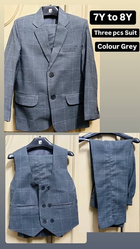 Boy Three Pcs Suit 0