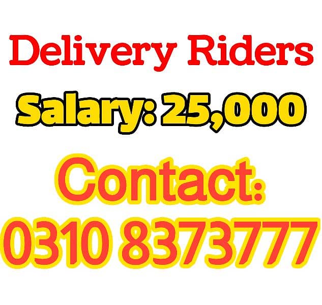 Delivery Riders Offer 0