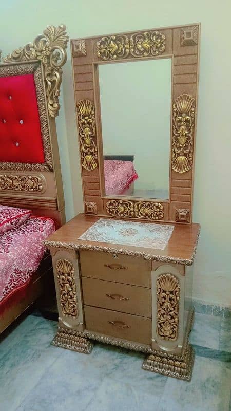 chanyoti King size bad side table and dressing for sale 0311-1270023 0