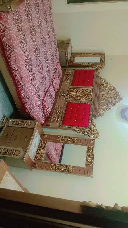 chanyoti King size bad side table and dressing for sale 0311-1270023 1