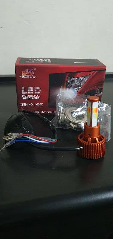 LED MOTORCYCLE HEADLIGHTS FOGLIGHTS 1