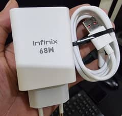 Infinix zero 30 original 68 watt box plugged charger Not 30 pro