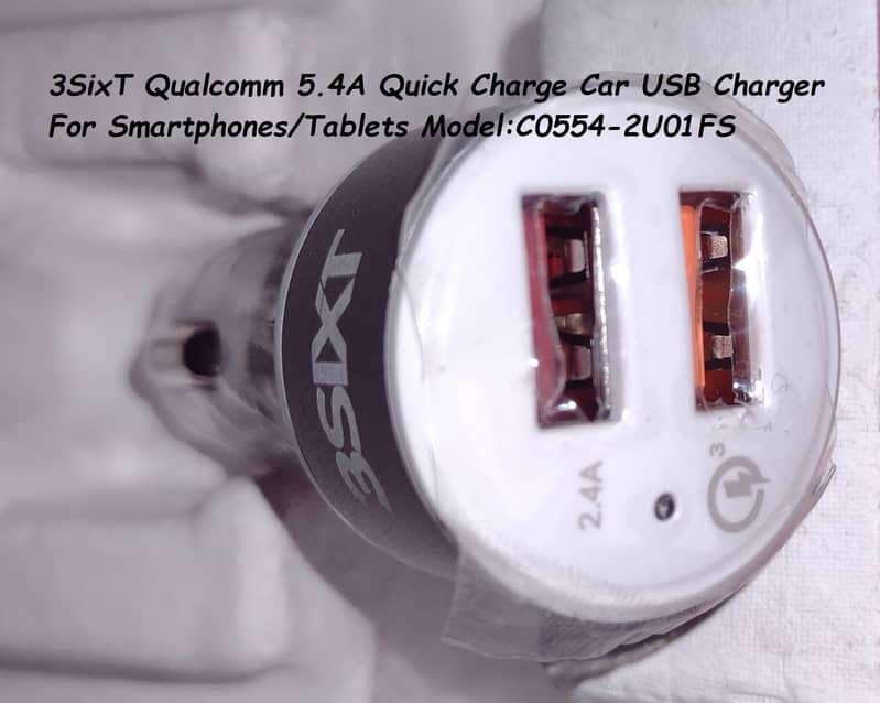 qualcomm 5.4a quick usb car charger 10