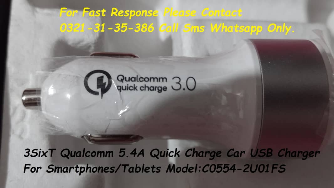 qualcomm 5.4a quick usb car charger 11