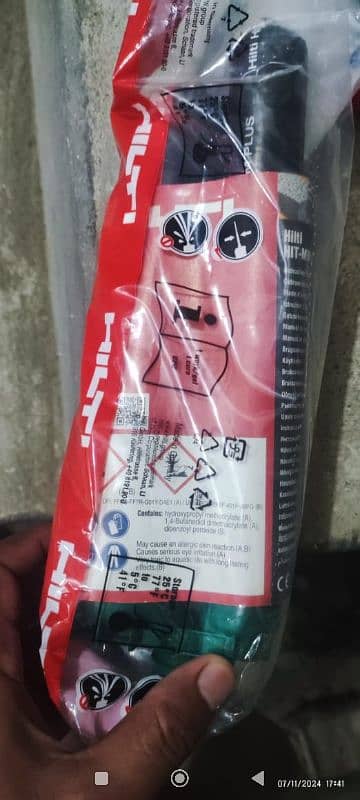 Hilti hit mm plus adhesive anchor 1