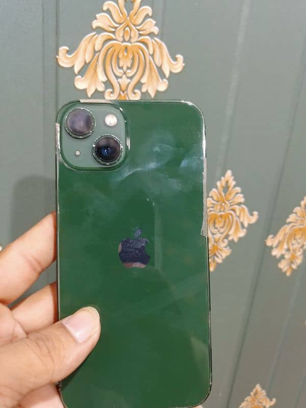 iphone 13 green color 128gb All Ok Face Id battery Original just 8