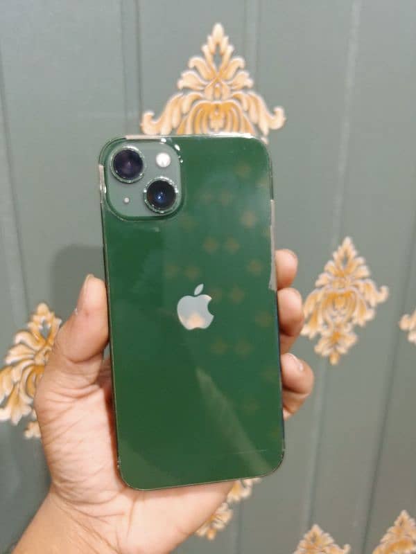 iphone 13 green color 128gb All Ok Face Id battery Original just 9