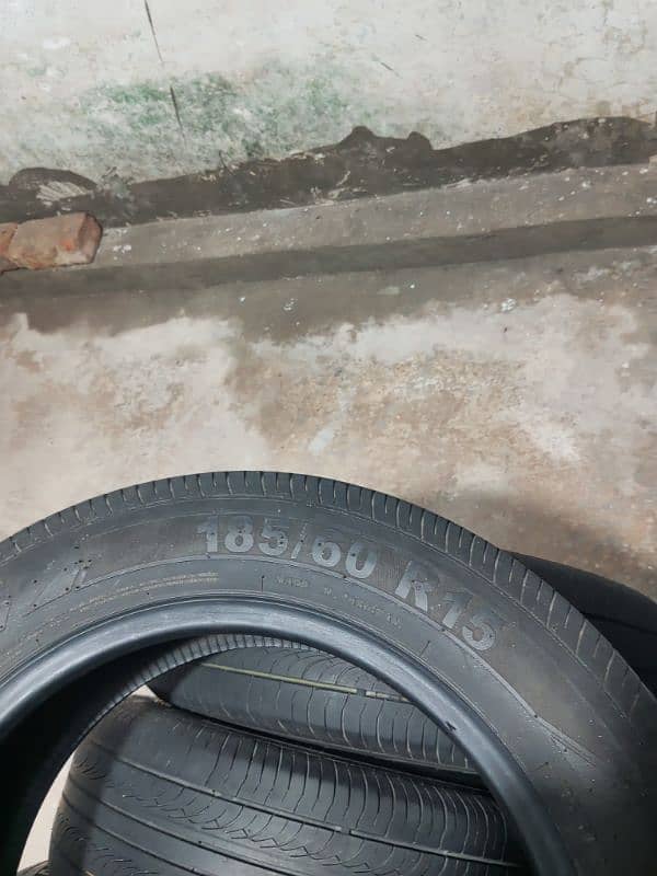 original company fitted Yaris 2022 Tyre 185-60/R15 4