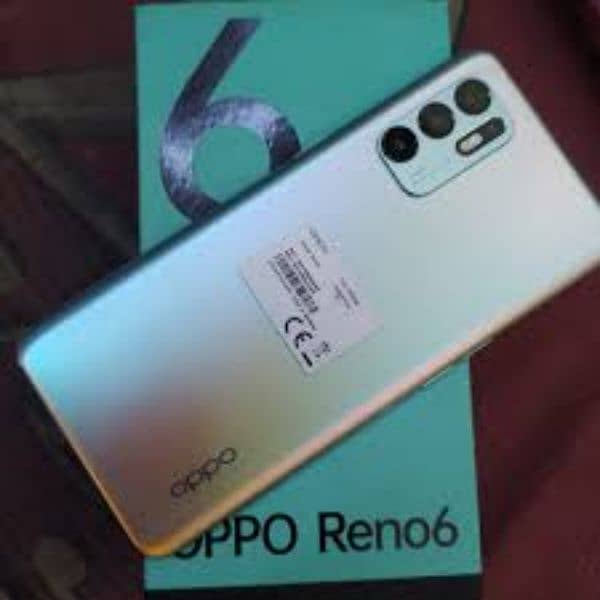 oppo Reno 6 fresh condition 8 ram memory 128 3