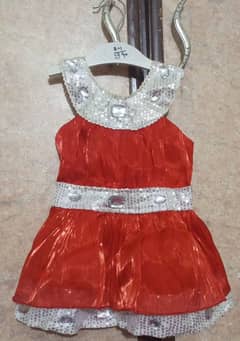 pretty red frock