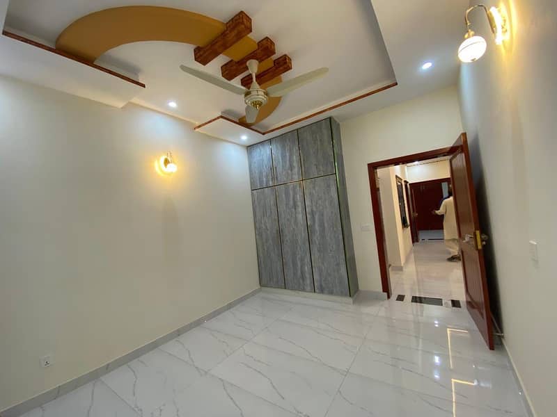 8 Marla Double Stroy ( Semi Furnished) Brand new Spanish house for sale, A+ Material used, Very Reasonable Price, Near Masjid Park and Main road 14