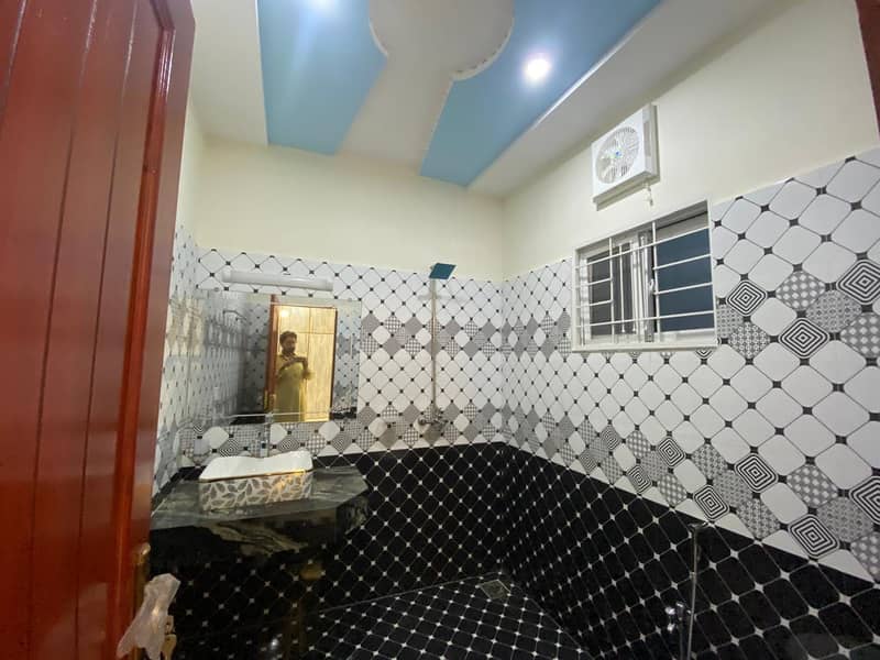 8 Marla Double Stroy ( Semi Furnished) Brand new Spanish house for sale, A+ Material used, Very Reasonable Price, Near Masjid Park and Main road 15