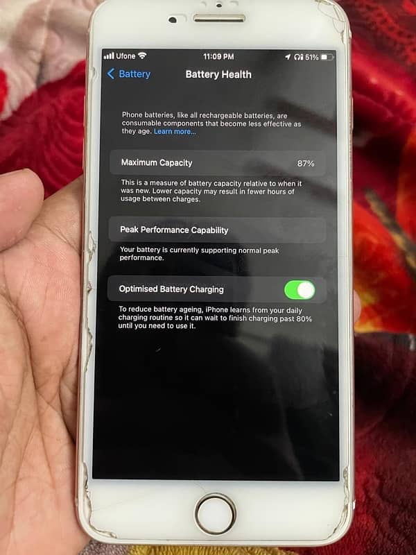 iphone 7 plus 128 gb pta approved battery changed 0