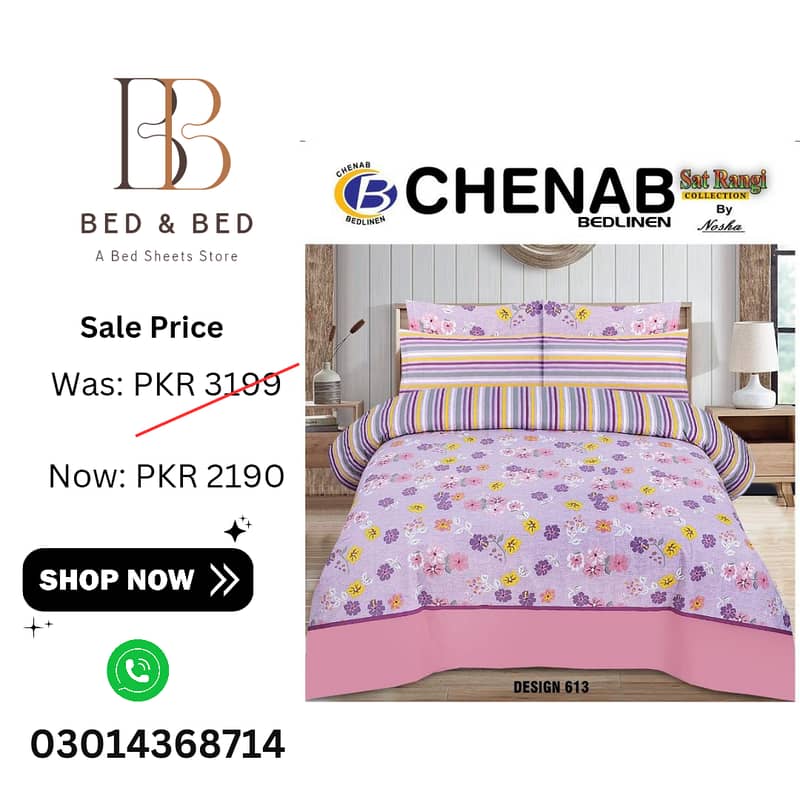 Pure Cotton bed sheets 4