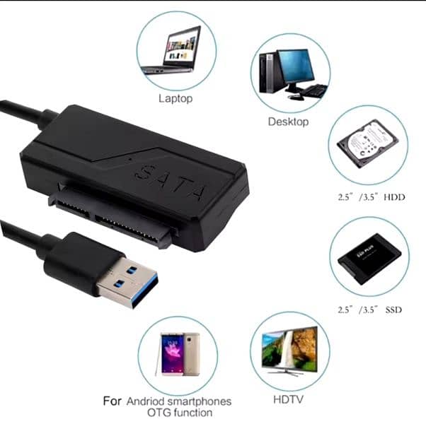 Sata to USB 3.0 super speed HDD 3.5, 2.5 AND SSD 0