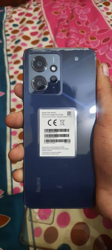 redmi note 12 . . 8 month waranty 0