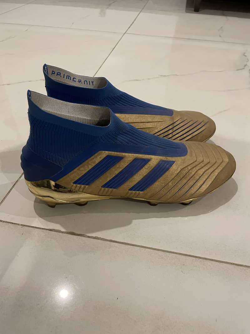 adidas Predator soccer cleats gold color 0