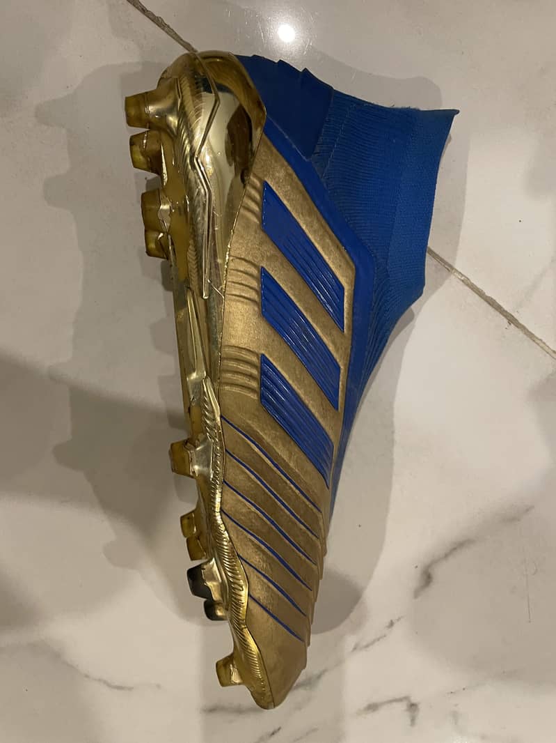 adidas Predator soccer cleats gold color 1