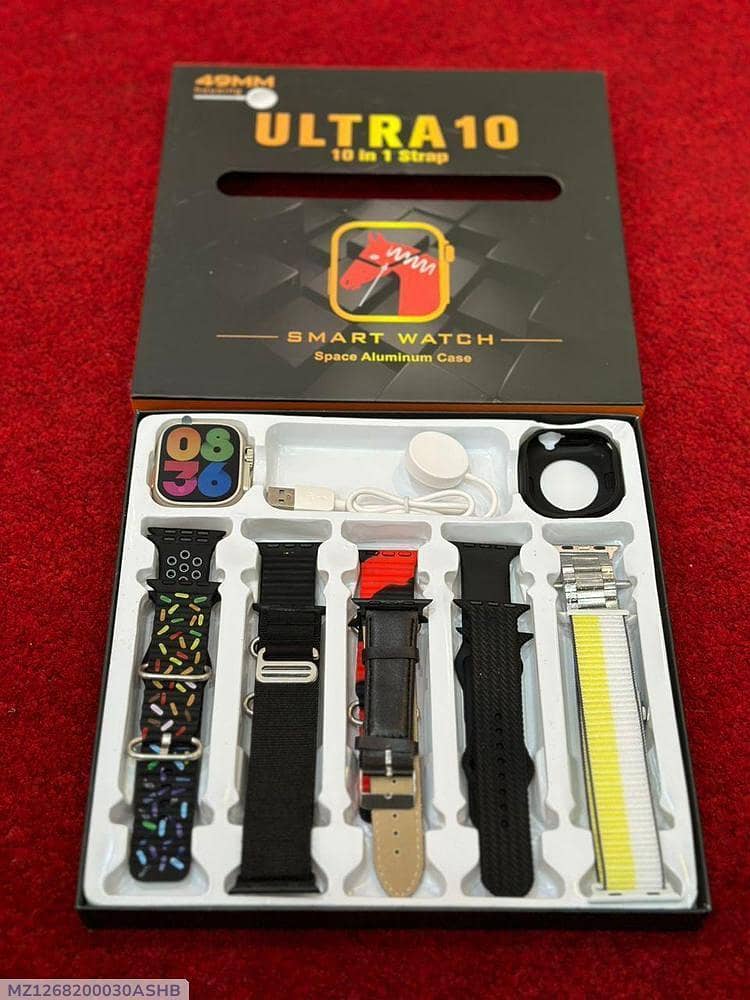 Ultra 10 Smart Watch with 10 FREE Straps 1