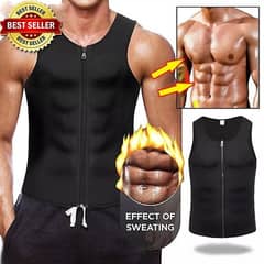 Men's Neoprene Sauna Sweat Vest Body Shaper Sport Slimming Compression