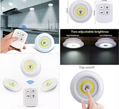 Led Sensor lights with remote control 3 pieces