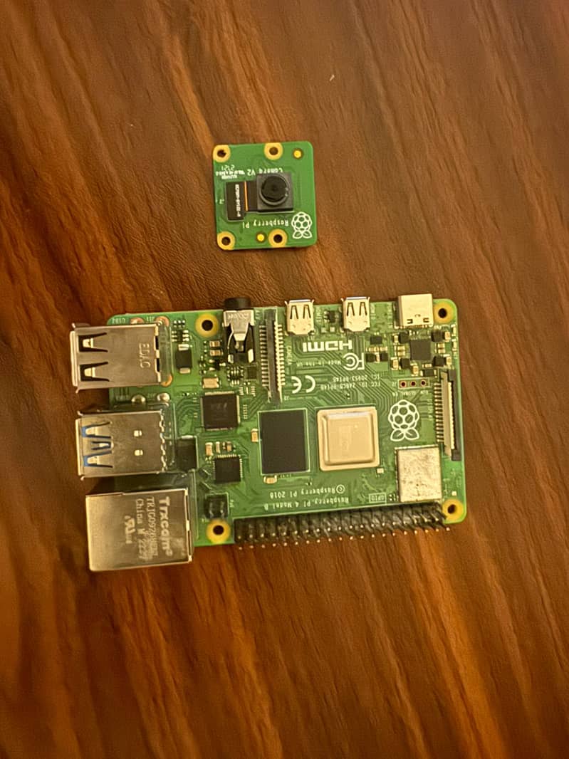 Raspberry Pi 4 Model B 4GB with Camera Module 2 0