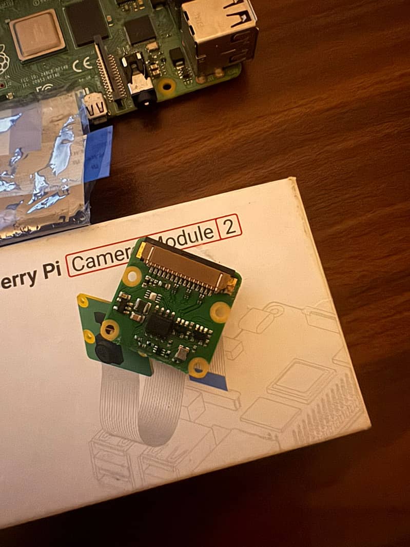 Raspberry Pi 4 Model B 4GB with Camera Module 2 4