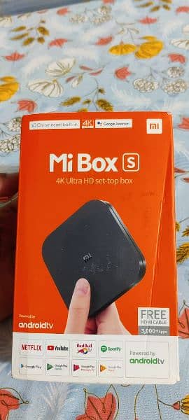 Mi TV box (S) in new condition with all original accessories and box 2