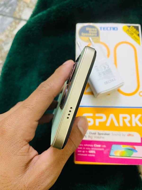 Tecno Spark20C 4+4,128Gb Full Box,10/10 in Warranty 6-7Months Full Ok 5