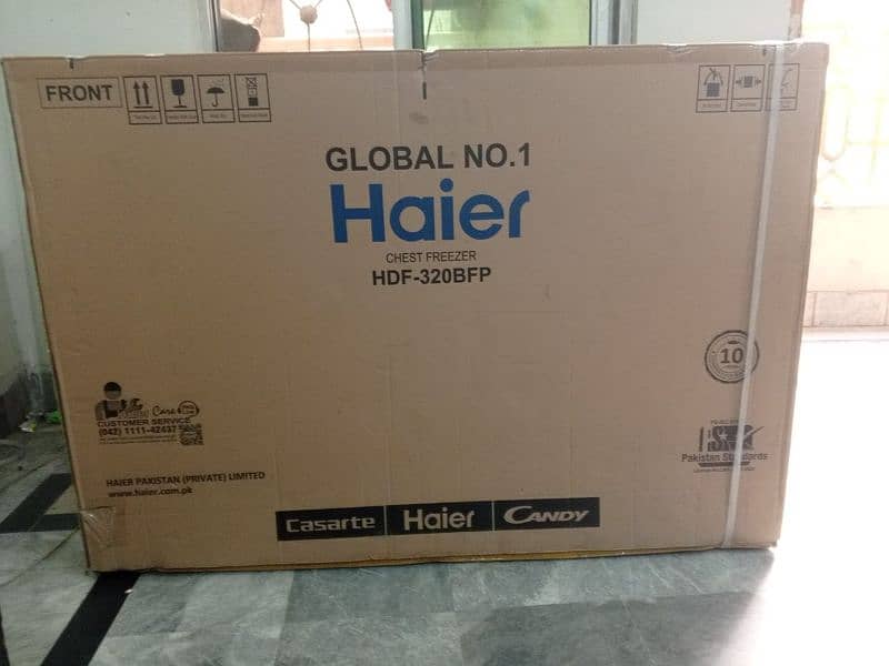 Brand new Haier deep freezer (Model HDF-320BFP) 2