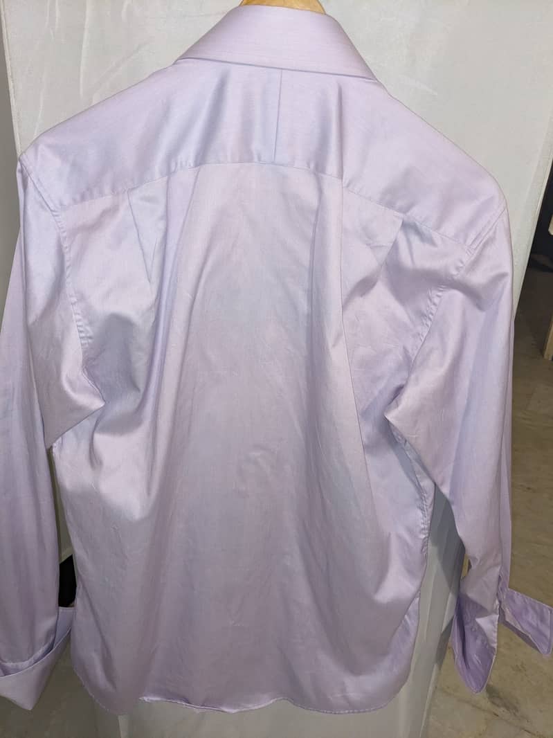 Chester Bernard size 15 shirt, lilac print, formal 2