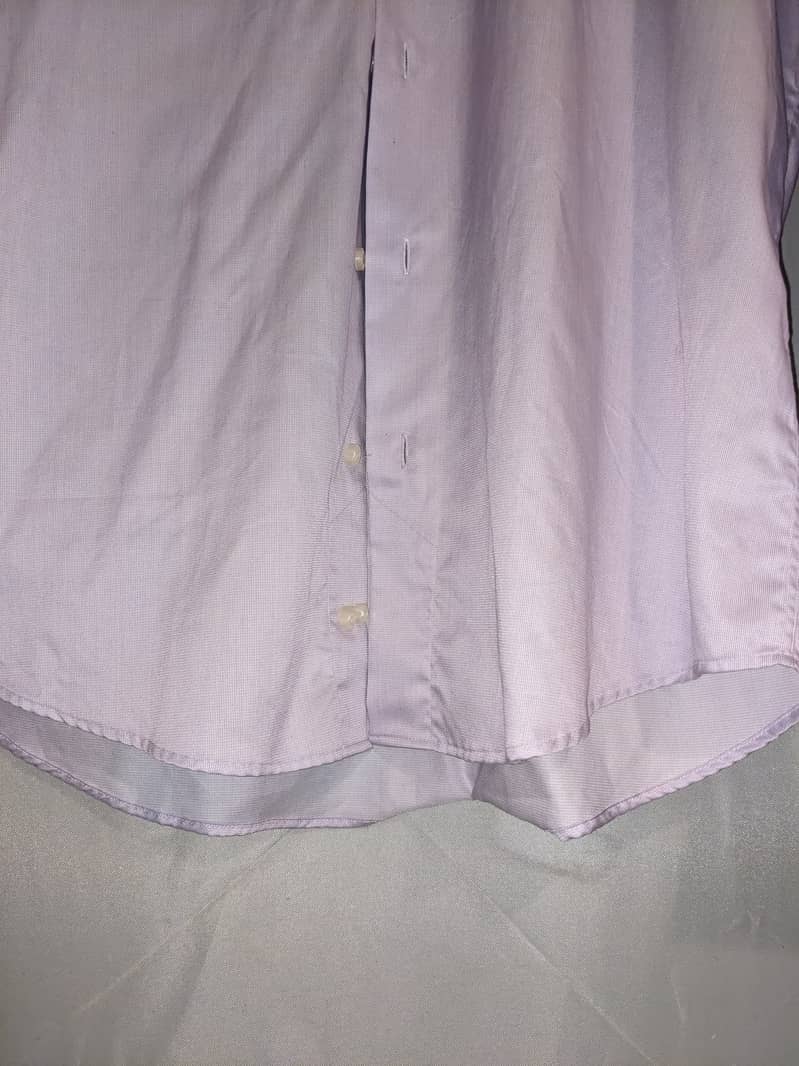 Chester Bernard size 15 shirt, lilac print, formal 5