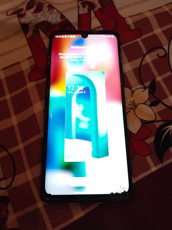 LG velvet 6,128 Non pta but sim chla ri hai nija dot hai screen per 0