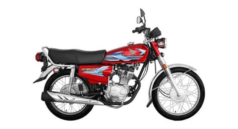 like new honda cg 125 red like new just 2500km drive as like new 0