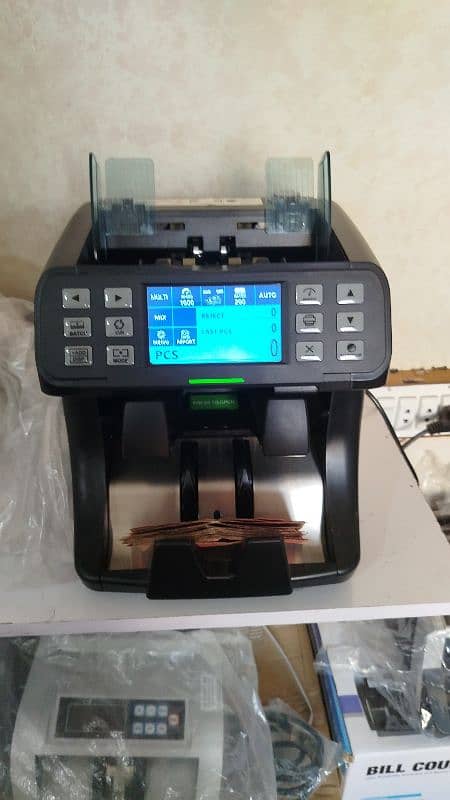 cash counting machine Mix note counting Machine with fake detection SM 17