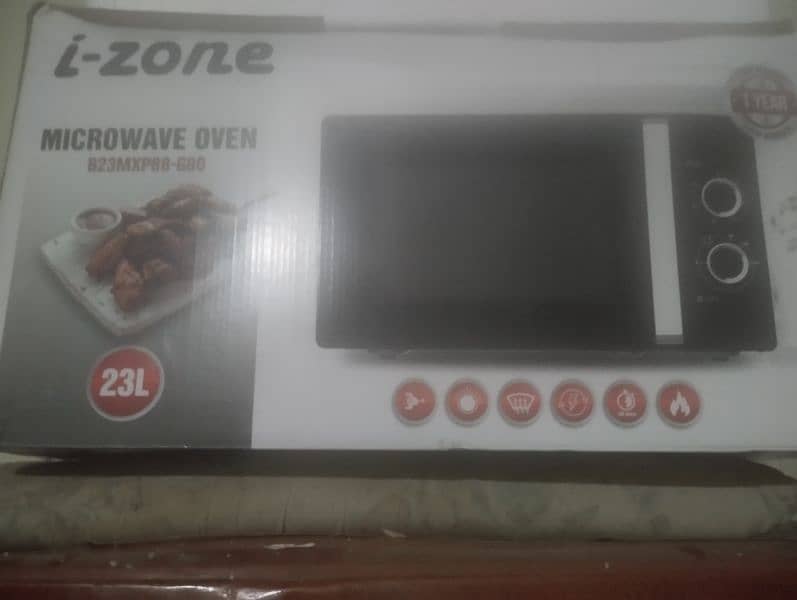 i zone microwave oven for sale only one month use new Condition 0