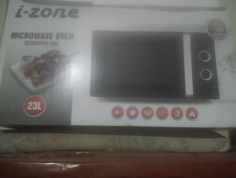 i zone microwave oven for sale only one month use new Condition 1