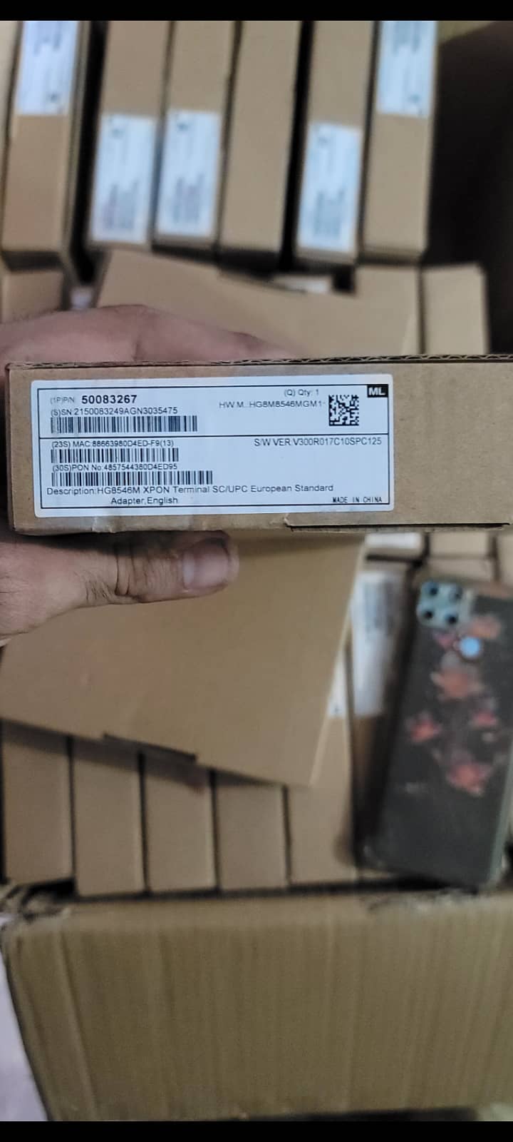 Huawei Hg8546M Fiber New Box Pack 3