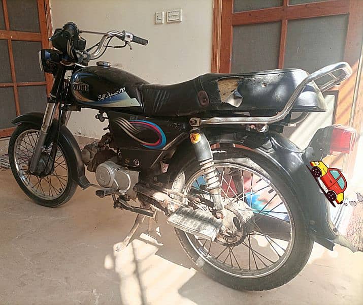 unique black colour model 2011 70cc bike for sale 6