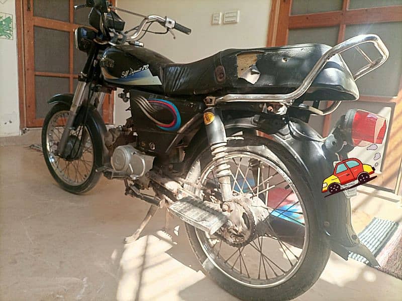 unique black colour model 2011 70cc bike for sale 14