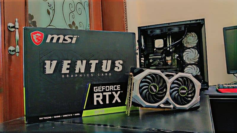 MSI RTX 2070 8GB 2x VENTUS EDITION WITH BOX & ALL ACCESSORIES 0