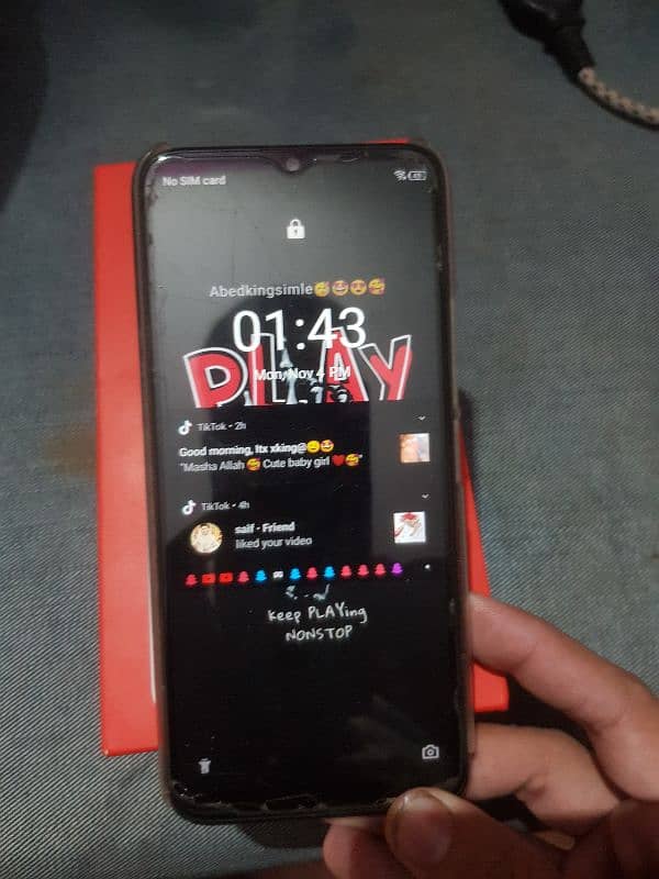 Itel Version 1 pro with box and charger 0