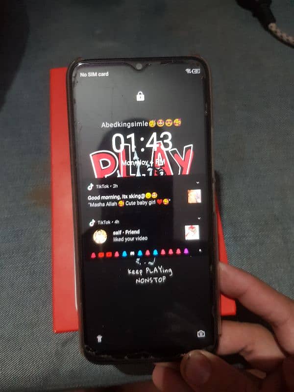 Itel Version 1 pro with box and charger 1