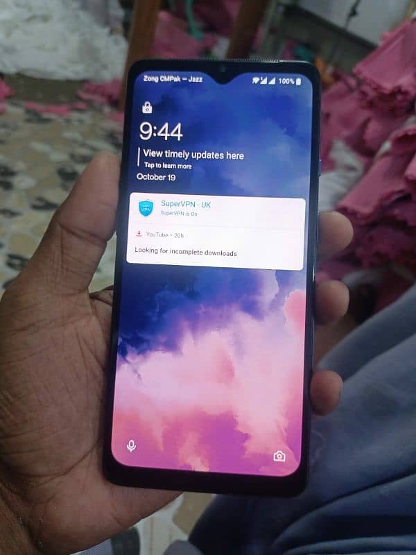 oneplus 7T 8 256 back crack finger kam nhi kr RHA exchange possible 1